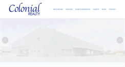 Desktop Screenshot of colonialrealty.net