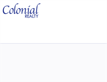 Tablet Screenshot of colonialrealty.net